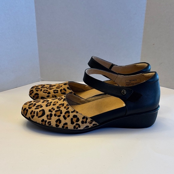 Revere Osaka Leopard Print Mary Jane Size 9M NWOT - Picture 2 of 6